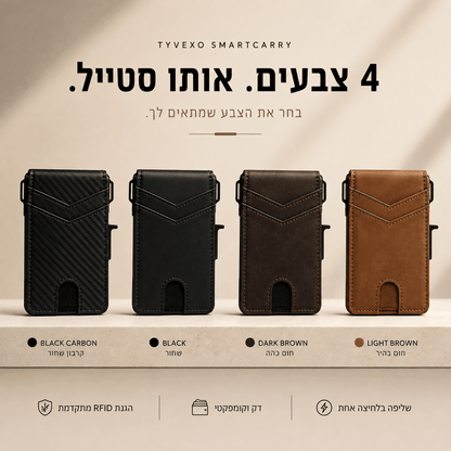ארנק דק לשליפה מהירה – TYVEXO™‎